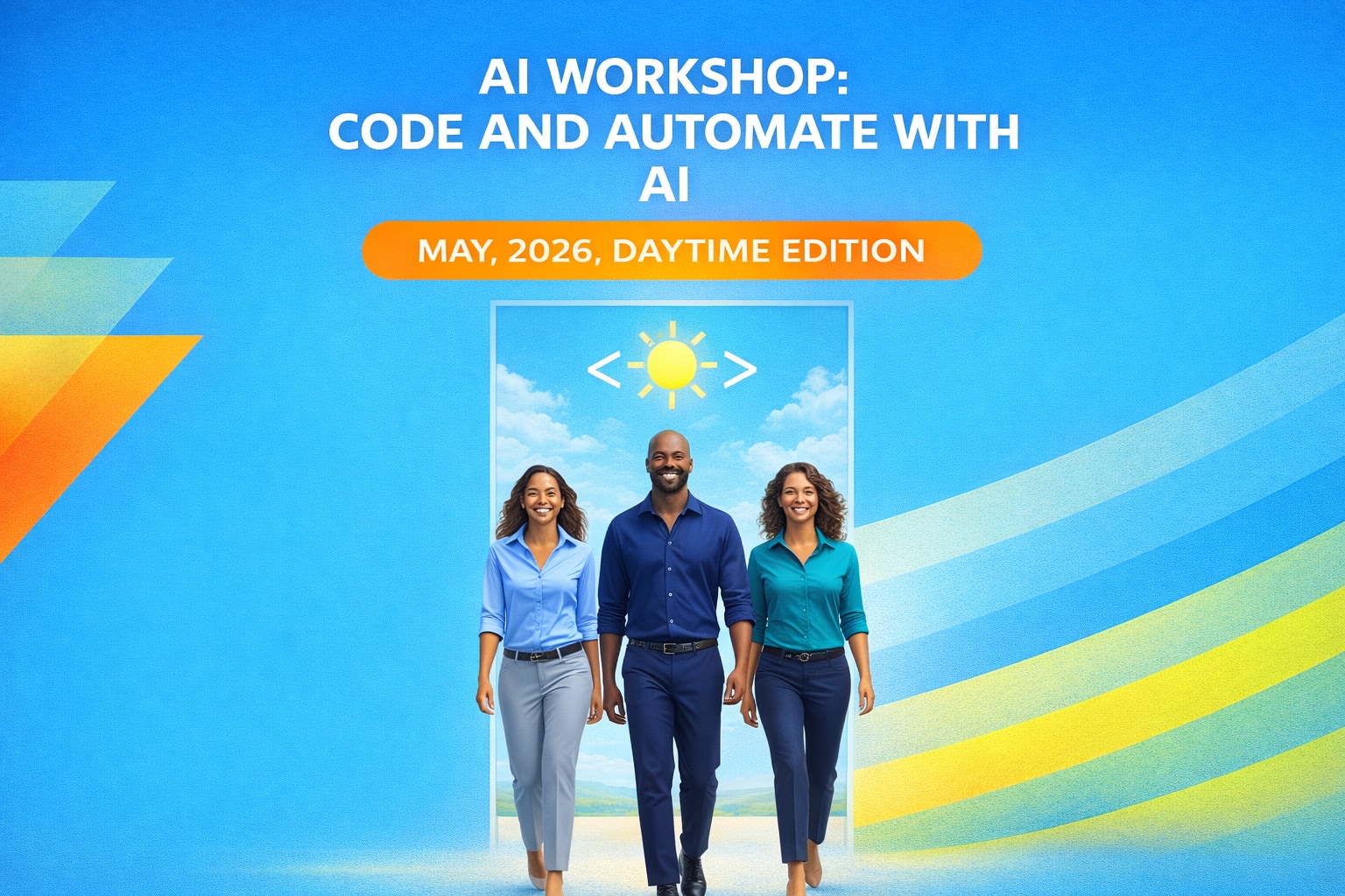 AI Workshop: Code and Automate with AI daytime edition illustration