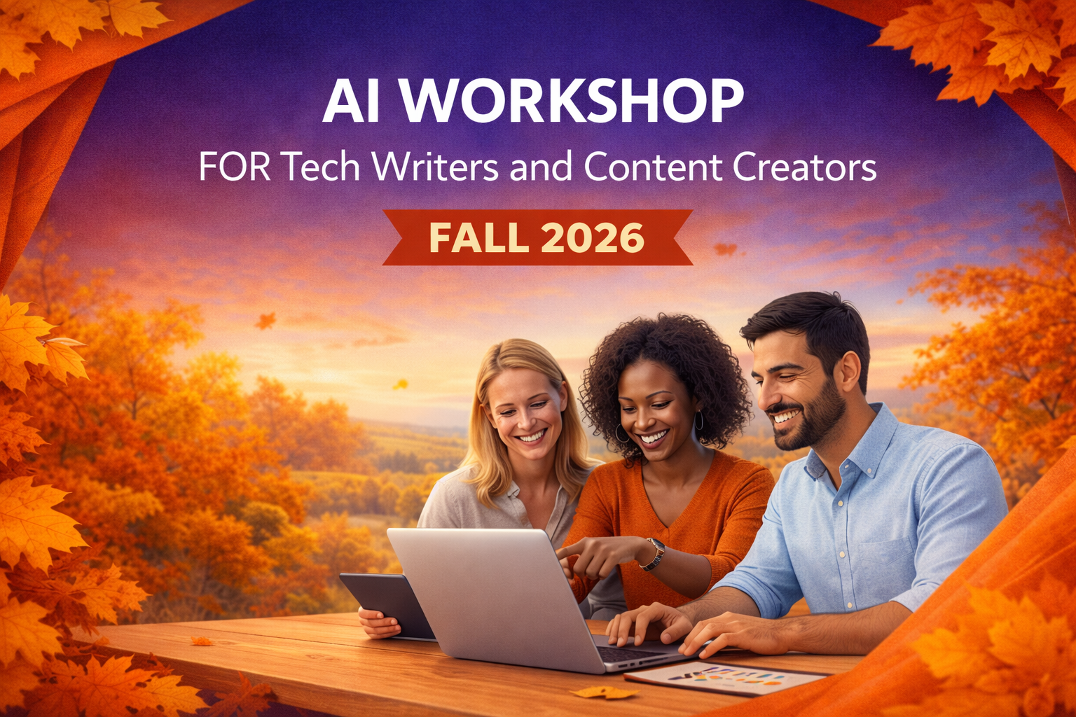 AI Workshop for Tech Writers and Content Creators illustration