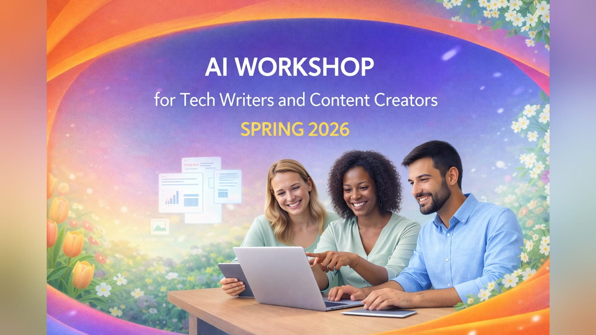 AI Workshop for Tech Writers and Content Creators illustration