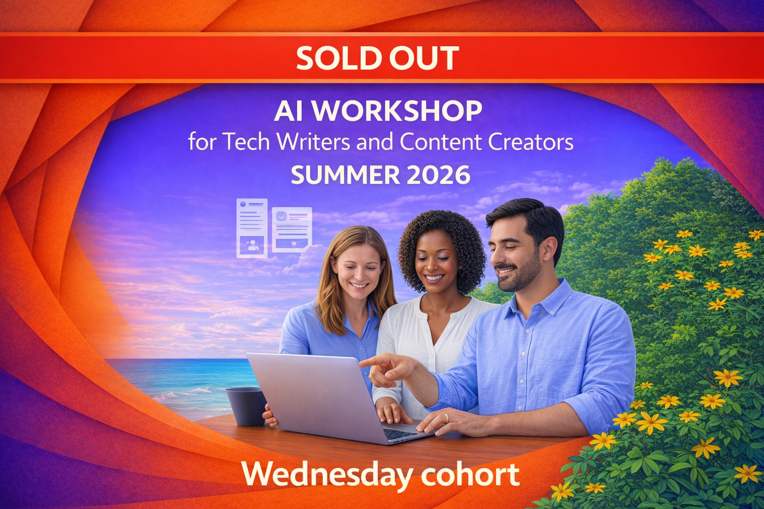 AI Workshop for Tech Writers and Content Creators illustration