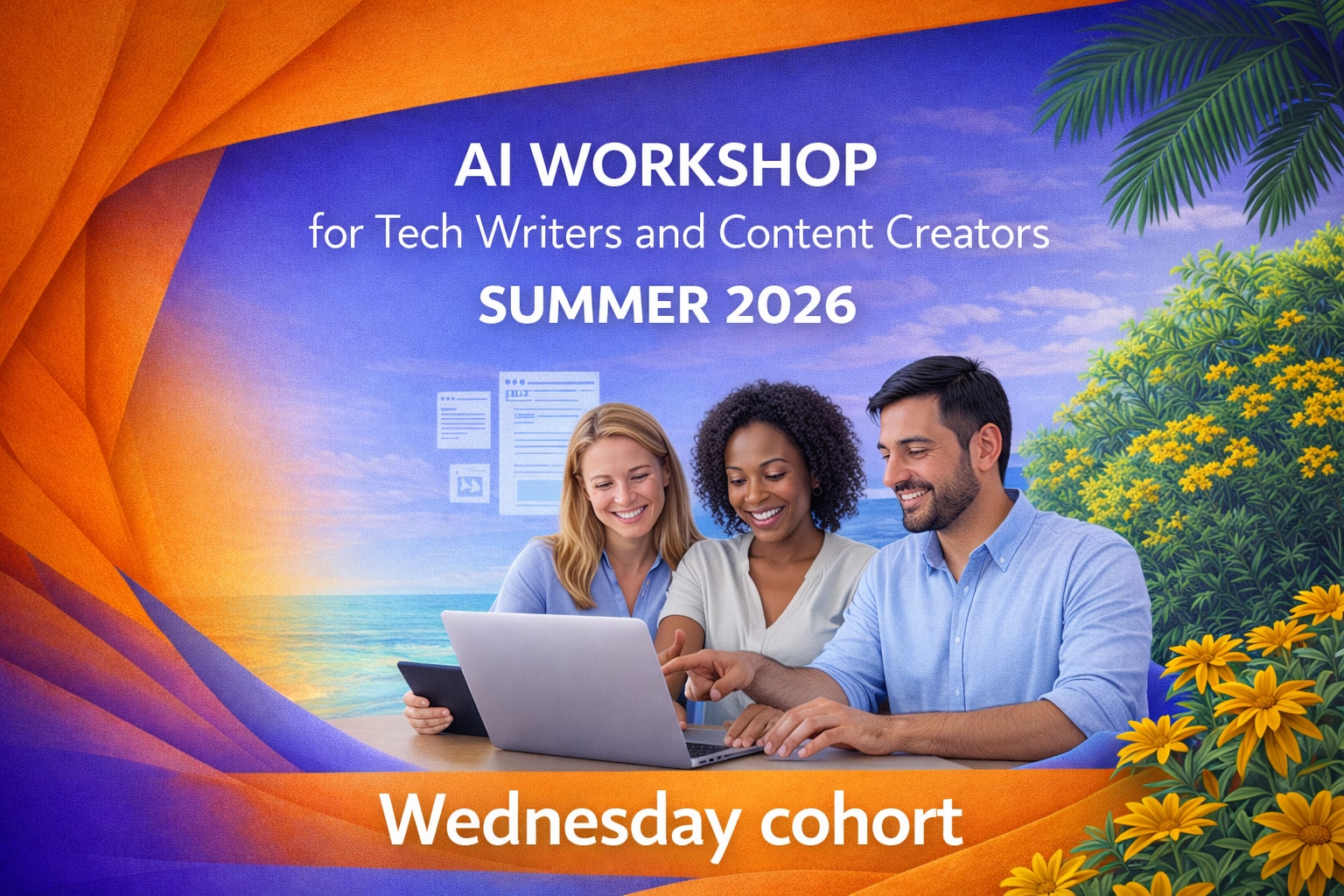 AI Workshop for Tech Writers and Content Creators illustration