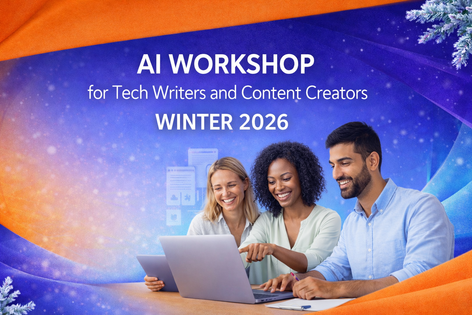Open graph image for the AI Workshop for Tech Writers and Content Creators training program