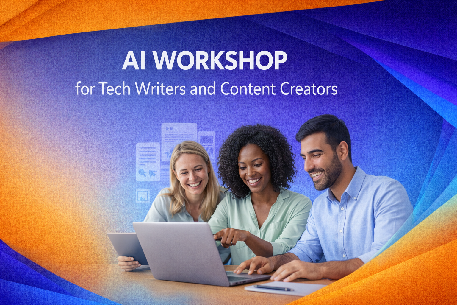 AI Workshop for Tech Writers and Content Creators illustration