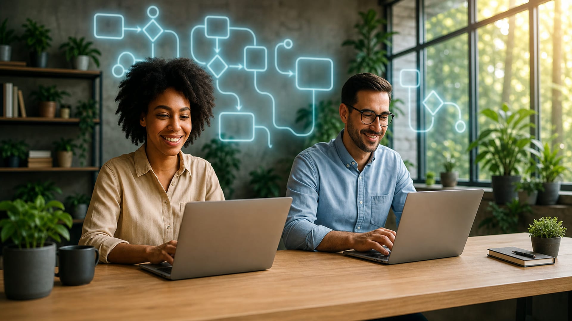 AI Automation with Agents Workshop illustration